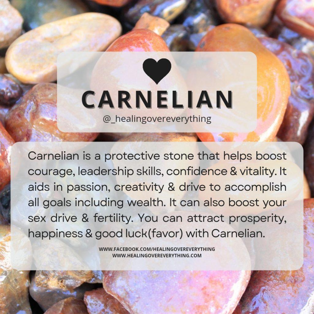 benefits of carnelian