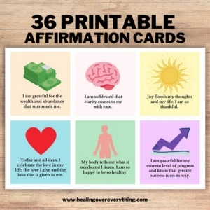 "Manifesting New Greatness": Your Personalized Toolkit with 36 Printable Affirmation Cards