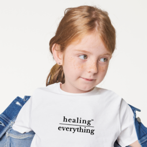 Healing over Everything™ Kids Tee ♡ | Kid's Short Sleeve Tee + Minimalist + Kid’s Healing over Everything™ Tee