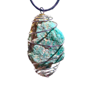 100% Raw Amazonite Necklace - Unlocking New Abundance with our Raw Amazonite crystal jewelry