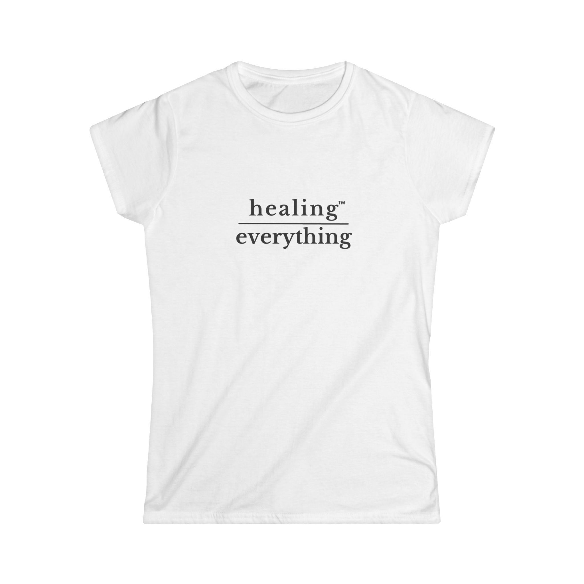 Healing over Everything™ Women's Short Sleeve Tee ♡ | Curvy Fit + Minimalist + Short Sleeve Tee + Women’s Healing over Everything™ Tee - Image 6