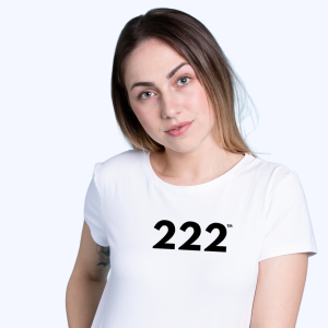 GlowUp™ 222 Tee ♡ Women’s Angel Number 222 Tee for Balance + Trust + Alignment