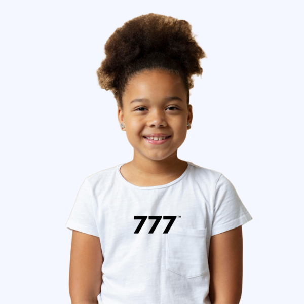 ShineSquad™ Angel Number 777 Tee ♡ : Kid’s Angel Number 777 Tee for Divine Confirmation + Luck + Blessings