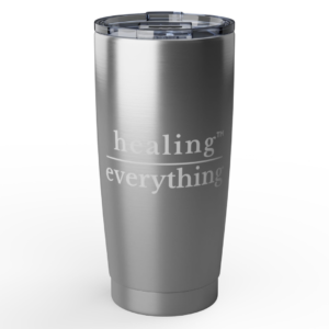 Healing over Everything™ 20 oz Stainless Steel Tumbler ♡ Eco-Friendly + 20 oz + Double Wall Insulation