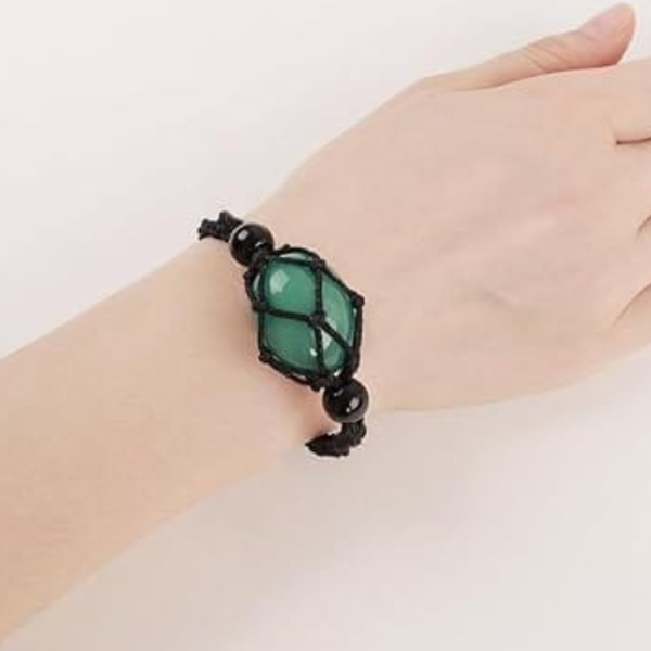 Mystery Crystal Macrame Bracelet ♡ : Surprise Crystal Bracelet + Lucky Dip