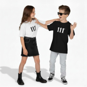 111 ShineSquad™ Angel Number Tee ♡ | Soft & Ethical Kids Tee + 111 Kids Tee + 111 + High Vibrational