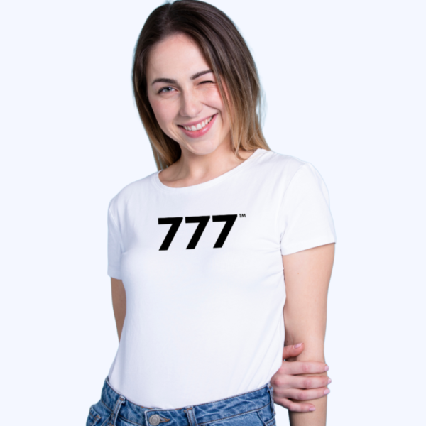 GlowUp™ 777 Tee ♡ Women’s Angel Number 777 Tee for Divine Confirmation + Luck + Blessings