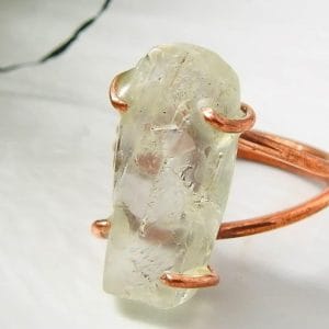 Copper Kunzite Ring ♡ : Healing Ring + Copper + Adjustable + Unconditional Love + Healing + Self-Love