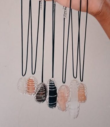 mystery crystal necklaces