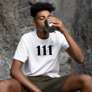 111 LightForce™ Angel Number Tee ♡ | Minimalist Men's Tee + 111 Men's Tee + 111 + High Vibrational