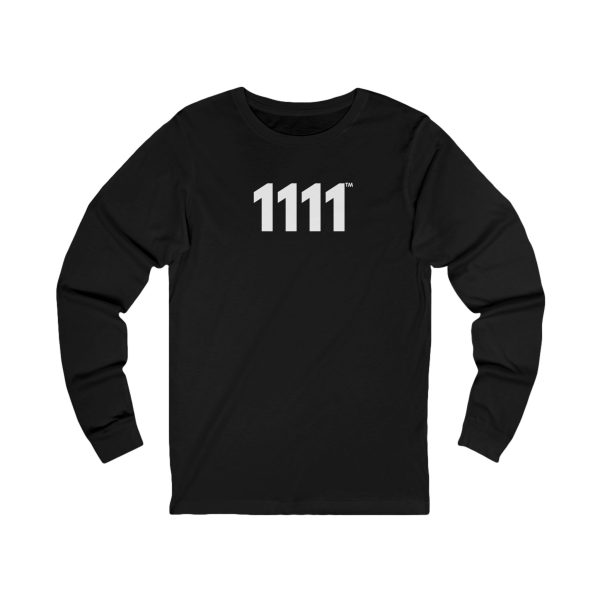 PowerGlow™ 1111 Long Sleeve Tee ♡ Unisex Angel Number 1111 Tee for Divine Creation + Opportunities + Road Opener - Image 3