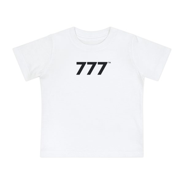 TinyLight™ 777 Tee ♡ Baby Short Sleeve Angel Number 777 T-Shirt for Divine Confirmation + Luck + Blessings - Image 2