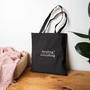 Healing over Everything™ Tote Bag ♡ | Tote Bag + On the Go Bag + For School, Work, Play & More + Healing over Everything™ Tote Bag
