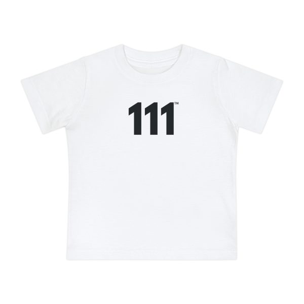 TinyLight™ 111 Tee ♡ Baby Short Sleeve Angel Number 111 T-Shirt for Positivity + Abundance + New Beginnings - Image 2