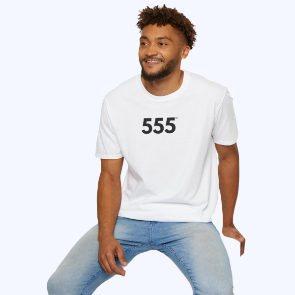 LightForce™ 555 Tee ♡ Men’s Angel Number 555 Tee for Positive Change + Renewal + Transformation