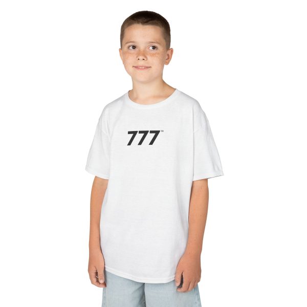 ShineSquad™ Angel Number 777 Tee ♡ : Kid’s Angel Number 777 Tee for Divine Confirmation + Luck + Blessings - Image 3