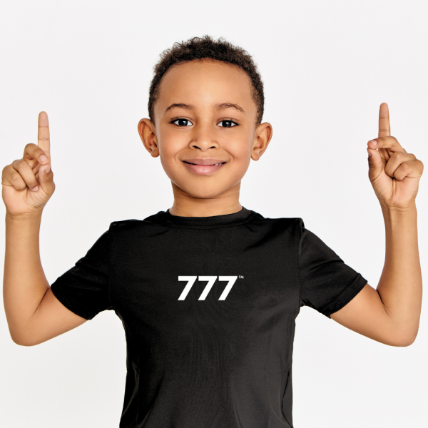 ShineSquad™ Angel Number 777 Tee ♡ : Kid’s Angel Number 777 Tee for Divine Confirmation + Luck + Blessings - Image 10