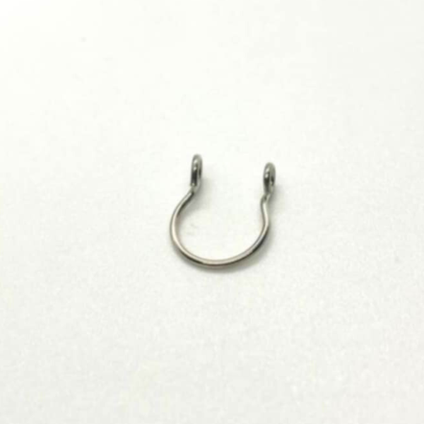 Silver Double-Ended Cuff – Piercing-Free Nose Ring  ♡ : Faux Nose Ring + Adjustable + Stainless Steel + Nickel-Free + Boho Vibes - Image 4