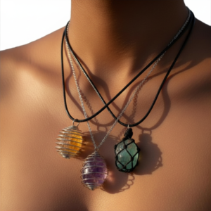 Mystery Crystal Necklace ♡ | Surprise Healing Crystal Jewelry + Lucky Dip + Intention Jewelry + Manifestation Necklace + Adjustable Cord Options Available