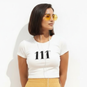 111 GlowUp™ Angel Number Tee ♡ | Flirty-Fit Women’s Tee + 111 Womens Tee + 111 + High Vibrational