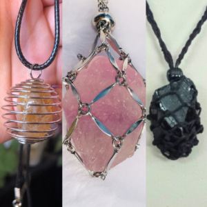 Mystery Crystal Necklace ♡ | Surprise Healing Crystal Jewelry + Lucky Dip + Intention Jewelry + Manifestation Necklace + Adjustable Cord Options Available