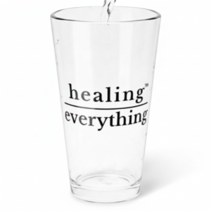 Healing over Everything™ Glass ♡ | Mixing Glass + Minimalist + 100% Glass + 16 OZ + Healing over Everything