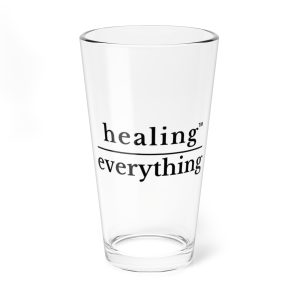 Healing over Everything™ Glass ♡ | Mixing Glass + Minimalist + 100% Glass + 16 OZ + Healing over Everything