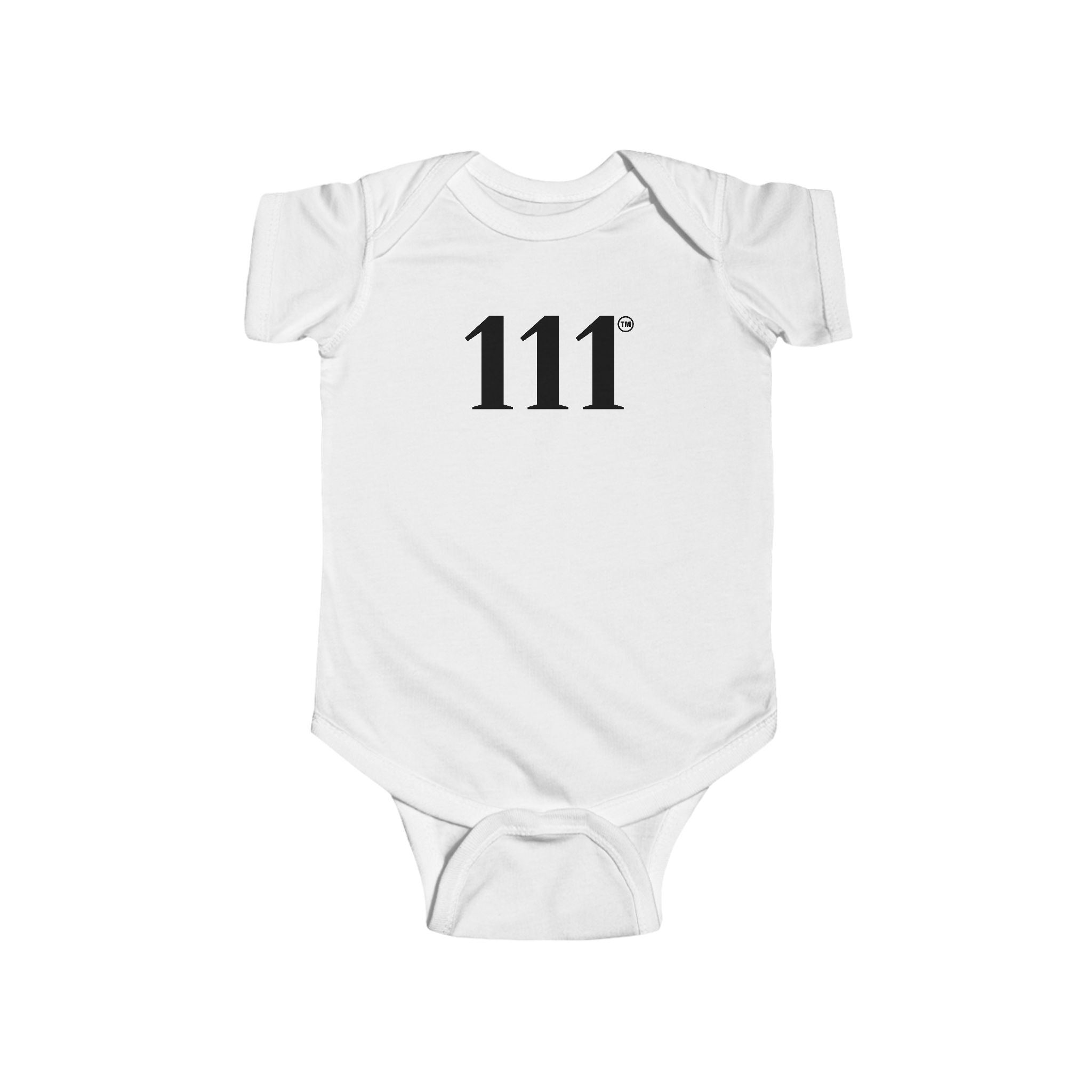 111 TinyLight™ Baby Angel Number Onesie Tee ♡ | Minimalist Baby Onesie + 111 Baby Tee + 111 + High Vibrational - Image 2