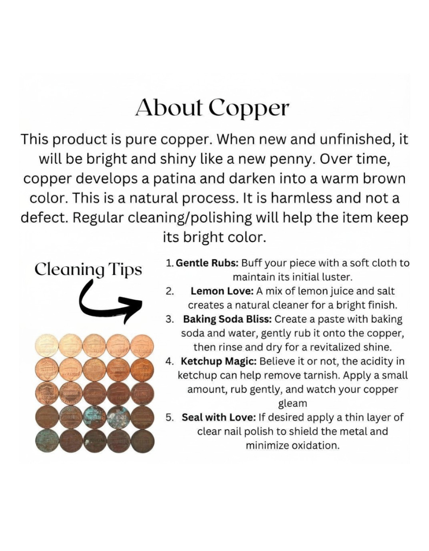 Genuine 99.9% Pure Copper Ring & Bracelet Set ♡ | Premium Copper + Adjustable + Minimalist Design + Anti-inflammatory + Detoxification + Sustainable Material - Image 5