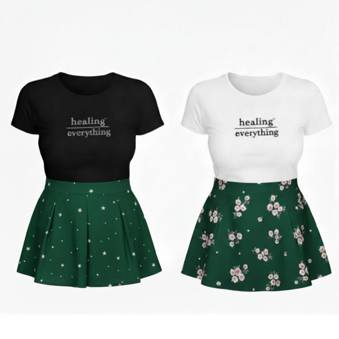 Healing over Everything™ Women's Short Sleeve Tee ♡ | Curvy Fit + Minimalist + Short Sleeve Tee + Women’s Healing over Everything™ Tee - Image 2