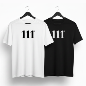 111 LightForce™ Angel Number Tee ♡ | Minimalist Men's Tee + 111 Men's Tee + 111 + High Vibrational