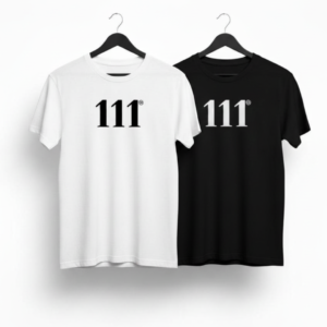 111 LightForce™ Angel Number Tee ♡ | Minimalist Men's Tee + 111 Men's Tee + 111 + High Vibrational