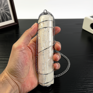 Beautifully Dramatic Raw Selenite Necklace ♡ | EMF Protection + Beauty + Emotional Balance + Protection + Selenite + Raw + Cleansing Necklace