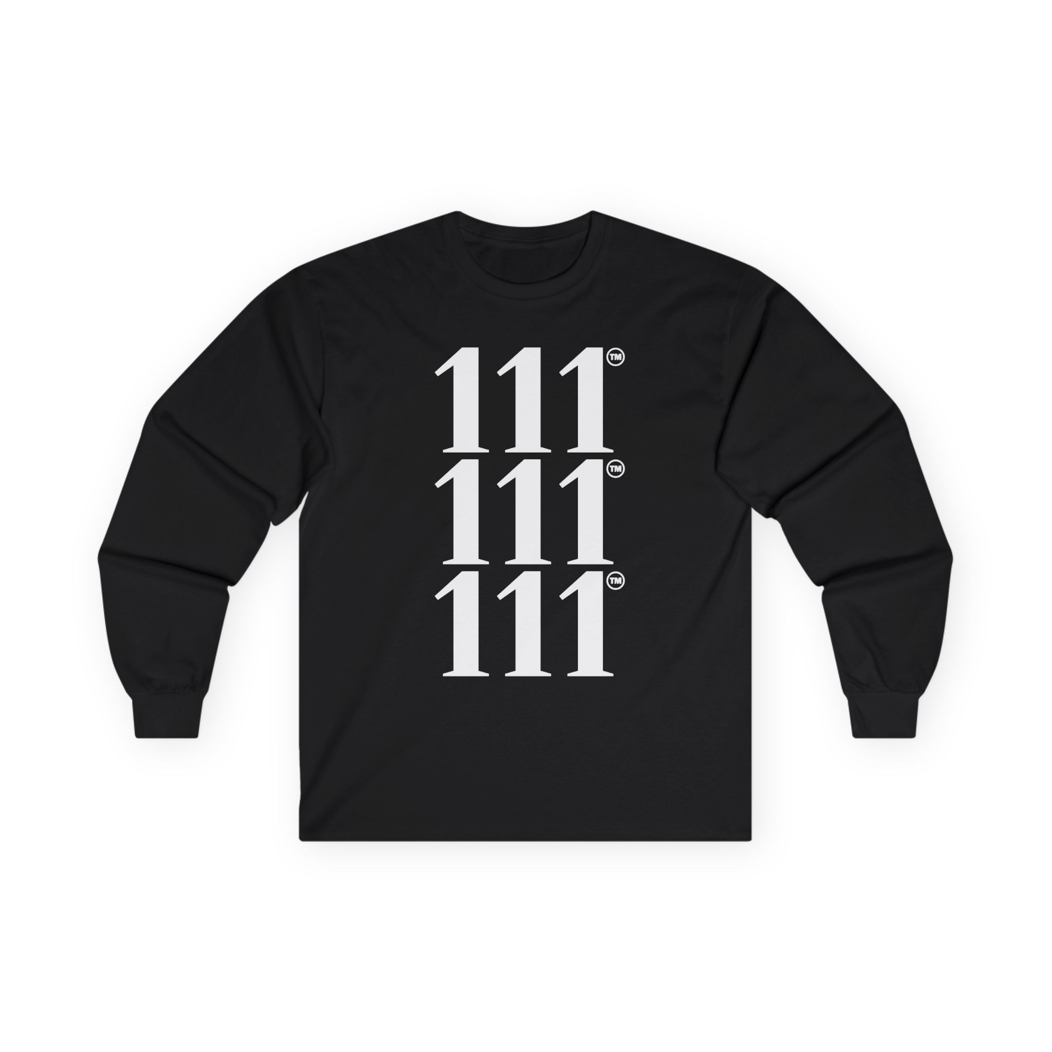 Triple 111 PowerGlow™ Long Sleeve Tee ♡ | Unisex Angel Number Tee + Long Sleeve + Minimalist + Angel Number 111 + 111 + High Vibrational - Image 8