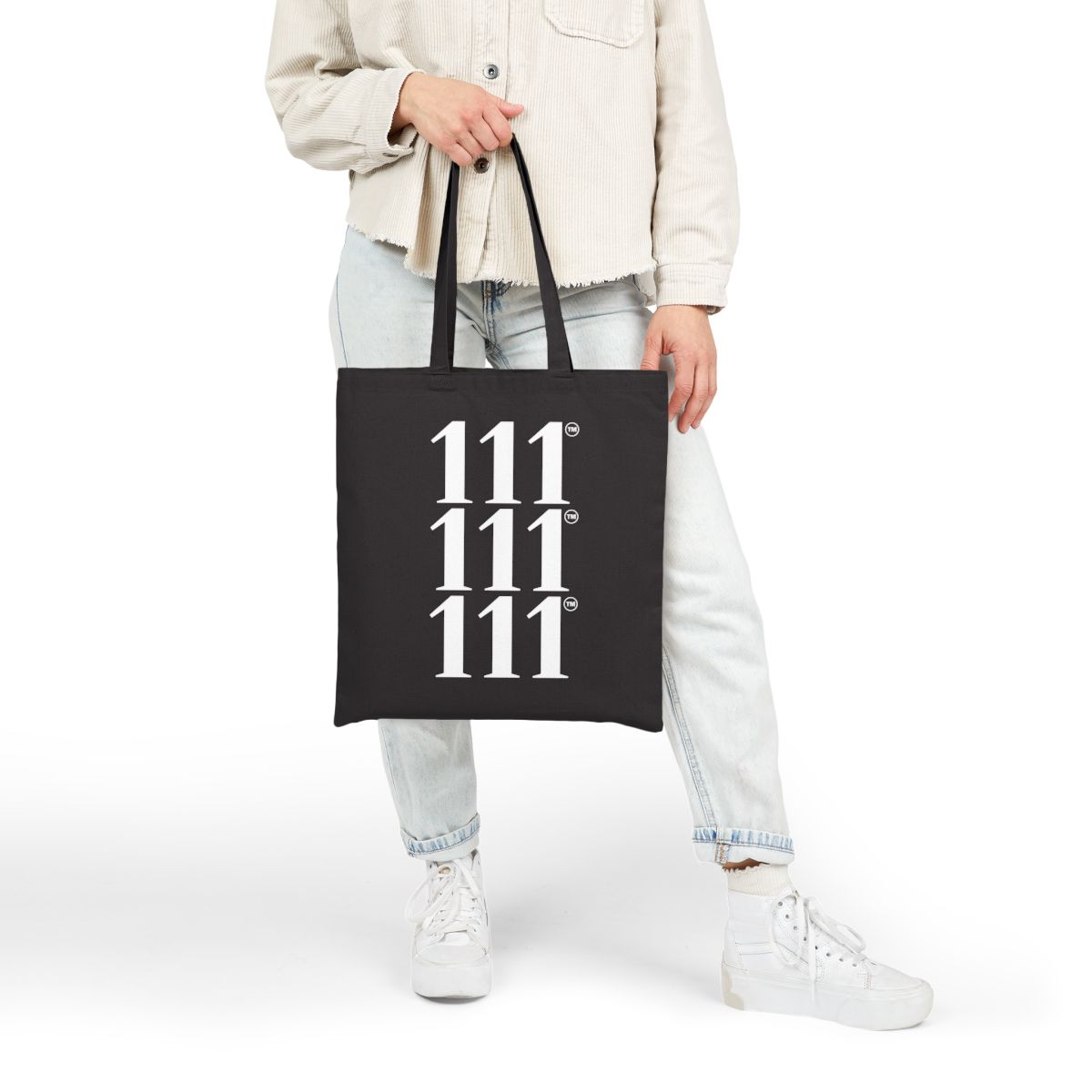 Triple 111 AngelTote™ Tote Bag ♡ | Unisex Angel Number Tote + Triple 111 Tote Bag + 111 + High Vibrational - Image 7