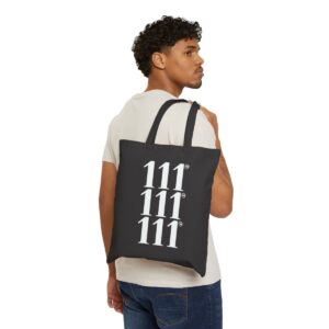 Triple 111 AngelTote™ Tote Bag ♡ | Unisex Angel Number Tote + Triple 111 Tote Bag + 111 + High Vibrational